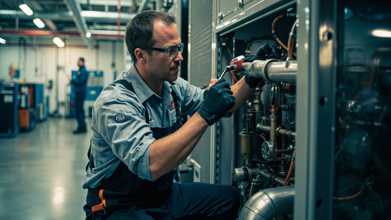 How Atlas HVAC Maintains Industrial Chillers for Maximum Uptime