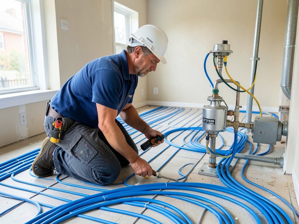 Deciding between radiant floor heating and forced
