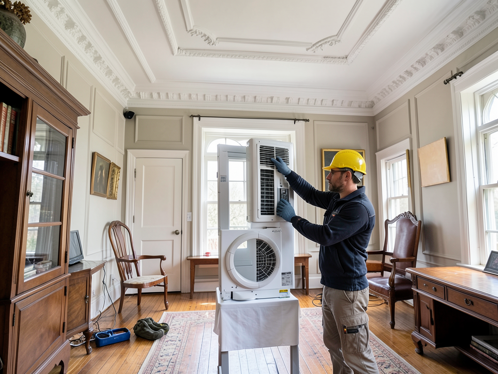 Keeping High Ceiling Victorian Parlors Warm in Cow Hollow