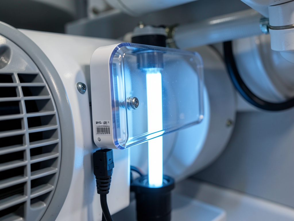 Using uv germicidal lights to kill bacteria and vi